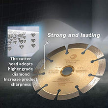 Load image into Gallery viewer, Whirlwind USA LSS 9 inch Dry or Wet Cutting General Purpose Power Saw Segmented Diamond Blades for Masonry Brick/Block Pavers Concrete Stone (9")