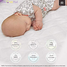 Load image into Gallery viewer, Little One's Pad Pack N Play Crib Mattress Cover - 27" X 39" - Fits Most Baby Portable Cribs, Play Yards and Foldable Mattresses - Waterproof, Dryer Safe - Comfy and Soft Fitted Crib Protector
