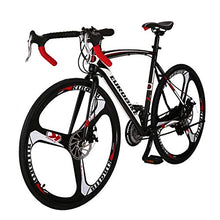 Load image into Gallery viewer, OBK XC550 Road Bike 700C Wheels 21 Speed Disc Brake Mens or Womens Bicycle Cycling (3 Spoke Wheel, 54cm)