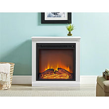 Load image into Gallery viewer, Ameriwood Home Bruxton Simple Fireplace, White