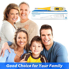 Load image into Gallery viewer, Digital Medical Thermometer for Fever - Oral, Rectal and Underarm Thermometer for Adults, Kids & Babies (Yellow)