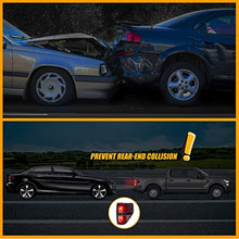 Load image into Gallery viewer, F150 Pickup Truck Smoked Rear Tail Lights Passenger and Driver Side Compatible with 2009 2010 2011 2012 2013 2014 Ford F150 F-150 Do not fit Flareside Stepside Replaces BL3Z13404AB Taillights