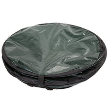 Load image into Gallery viewer, Collapsible Trash Can- Pop Up 33 Gallon Trashcan for Garbage With Zippered Lid By Wakeman Outdoors -Ideal for Camping Recycling and More (Green)