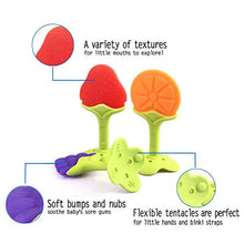 Load image into Gallery viewer, Teething Toys (5 Pack) - Tinabless Infant Teething Keys Set, BPA-Free, Natural Organic Freezer Safe for Infants and Toddlers, Silicone Baby Teethers