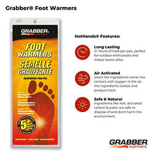 Load image into Gallery viewer, Grabber Insole Foot Warmers - Long Lasting Safe Natural Odorless Air Activated Warmers - Up to 5 Hours of Heat - 30 Pair - Medium/Large