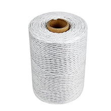 Load image into Gallery viewer, Farmily Portable Electric Fence Polywire, 1312 Feet 400 Meter, 6 Conductors, White Color