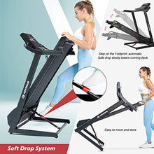 Load image into Gallery viewer, ADVENOR Treadmill Motorized Treadmills 2.5 HP Electric Running Machine Folding Exercise Incline Fitness Indoor (Black)