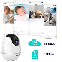 Load image into Gallery viewer, Dog Camera - 1080P Dog Camera with Phone App, Pan/Tilt/Zoom Home Camera with 2-Way Audio, AI Human Detection, Night Vision, Cloud Storage/TF Card, Compatible with Alexa, Camera for Pets/Baby