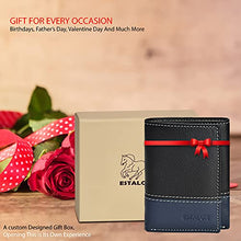 Load image into Gallery viewer, Travel Wallet for Men - Real Leather RFID Trifold Wallet with 7 Card Slots