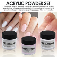 Load image into Gallery viewer, Inclusion Acrylic Nail Kit Set, Acrylic Nail Glitter Powder and Liquid Sets for Nail Art Decoration, Nail Form Tips for Acrylic Nail Xtension Kit, Professional Nail Beginners Supplies