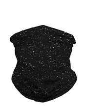 Load image into Gallery viewer, Into the AM Black - Paint Splatter Neck Gaiter Face Scarf Mask Bandana Gator