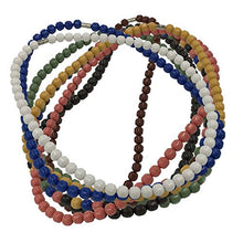 Load image into Gallery viewer, EleeColorful Health Ion Tourmaline Beads Stretch Necklace Chain Balance w/Box/ (Green)
