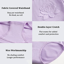 Load image into Gallery viewer, Pholeey Womens High Waist Underwear Cotton Panties Full Coverage 5 Pack