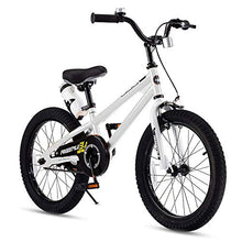 Load image into Gallery viewer, RoyalBaby Kids Bike Boys Girls Freestyle BMX Bicycle With Kickstand Gifts for Children Bikes 18 Inch White