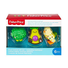 Load image into Gallery viewer, Fisher-Price Food-Animals Gift Set, 3 Take-Along Baby Toys