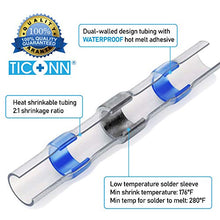 Load image into Gallery viewer, TICONN 150 PCS Solder Seal Wire Connectors, Heat Shrink Butt Connectors, Waterproof and Insulated Electrical Wire Terminals, Butt Splice (150PCS)