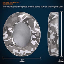 Load image into Gallery viewer, KAHHA Ear Pads,Replacement earpads Compatible with Beats Studio 2 & 3Wired/ Wireless Headphones Ear Cushions with Noise Isolation Memory Foam/ECO Protein Leather/Strong Adhesive Tape(Camo Grey)