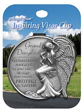 Load image into Gallery viewer, AngelStar 15686 Granddaughter Guardian Angel Visor Clip Accent, 2-1/2-Inch, Grey