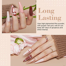 Load image into Gallery viewer, 20 Colors Dip Powder Nail Kit Starter, AZUREBEAUTY Classic Nude Collection Glitter Pink Neutral Chocolate Brown Skin Tone Dipping Powder Liquid Set with Top/Base Coat French Nail Art Manicure DIY