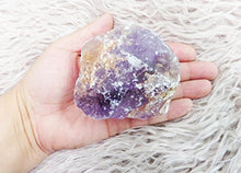 Load image into Gallery viewer, Natural Raw Rough Stone Crystals - Home Decorations Rock Collection - Crystal Quartz, Rose Quartz, Blue Calcite, Orange Calcite, Amethyst Cluster, Amethyst, Obsidian