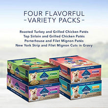 Load image into Gallery viewer, Blue Buffalo Delights Natural Small Breed Wet Dog Food Cups Variety Pack, Filet Mignon and New York Strip Flavor 3.5 oz (12 pack- 6 of Each Flavor)