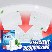 Load image into Gallery viewer, Vacplus Toilet Bowl Cleaner Tablets 12 PACK, Automatic Toilet Bowl Cleaners with Bleach, Durable Toilet Tank Cleaners with Sustained-Release Technology, Household Toilet Cleaners with Easy Operation