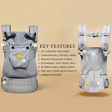 Load image into Gallery viewer, LÍLLÉbaby Complete Airflow Six-Position Baby Carrier, Aqua