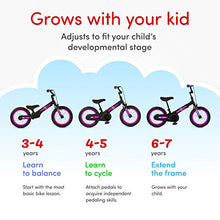 Load image into Gallery viewer, smarTrike 3 Bikes in 1, Convertible Balance to Pedal Bike for Kids Ages 3-7 - Pink