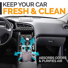 Load image into Gallery viewer, Vergali Nature Fresh Bamboo Charcoal Air Purifying Bags 10 x 100g Pack. Activated Natural Home Odor Absorber,Deodorizer and Moisture Eliminator for Closet, Shoe, Car, large Room. Pet Safe