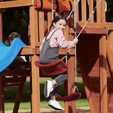 Load image into Gallery viewer, Little Tikes Real Wood Adventures Bobcat Ridge Backyard Playset Climb Swing Outdoor Activity Play Structure with Slide for Toddlers, Kids Climbers & Wooden Play Structures