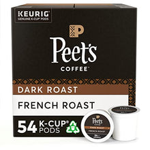 Load image into Gallery viewer, Peet's Coffee French Roast, Dark Roast, 54 Count Single Serve K-Cup Coffee Pods for Keurig Coffee Maker