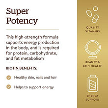 Load image into Gallery viewer, Solgar Biotin 5000 mcg, 100 Veg Caps - Promote Healthy Skin, Nails & Hair - Supports Energy Production, Protein, Carbohydrate & Fat Metabolism - Vitamin B - Non GMO, Vegan, Gluten Free - 100 Servings