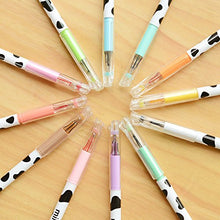 Load image into Gallery viewer, NYKKOLA Diamond Cute Gel Pen Milky Cow Pens,12PCS 0.35mm Extra-Fine Ballpoint Pen Perfect for Office School Supplies Gifts for Boys Girls(Milk 12 Pcs)