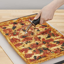 Load image into Gallery viewer, OXO 1065872 Good Grips 4-inch Pizza Wheel and Cutter for Non-Stick Pans,Clear/Black