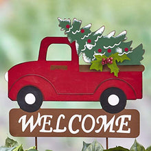 Load image into Gallery viewer, The Lakeside Collection 8-Pc. Interchangeable Garden Truck Stake Set with Seasonal Sign Loads