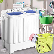 Load image into Gallery viewer, ARLIME Washing Machine with Spin Dryer, Electric Compact Laundry Machines Durable Design Washer Energy Saving, Rotary Controller(White)