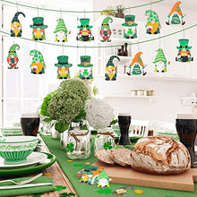 Load image into Gallery viewer, 48Pcs St. Patrick’s Day Wood Gnome Ornaments, Acejoz 8 Styles St. Patrick’s Day Ornaments Decorations with Shamrock, Leprechauns for Tree, Home Decor, Party Decoration