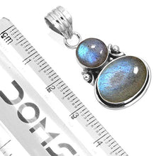 Load image into Gallery viewer, 925 Sterling Silver Women Jewelry Natural Labradorite Pendant