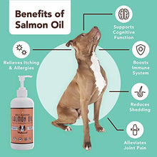 Load image into Gallery viewer, Natural Dog Company Wild Alaskan Salmon Oil for Dogs (16oz) | Skin & Coat Supplement for Dogs | Supports Joint & Heart Health | Boosts Immune System | Liquid Fish Oil with Biotin, Omega 3, & Omega 6