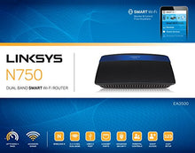 Load image into Gallery viewer, Linksys EA3500 - Dual-Band N750 Router with Gigabit and USB (Renewed)