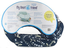 Load image into Gallery viewer, My Brest Friend Original Nursing Posture Pillow, Navy Bluebells, Regular