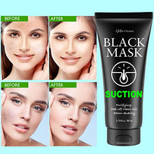Load image into Gallery viewer, Blackhead Remover Mask Valuable 3-in-1 Kit Nature Nation Purifying Peel Off Mask, With 5 Blackhead & Pimple Comedone Extractors and Silicone Brush, Deep Cleansing Blackheads Removal Mask Kit