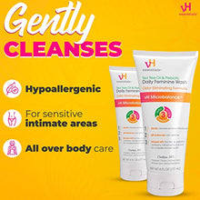 Load image into Gallery viewer, vH essentials, Ph Balanced Daily Feminine Wash, Tea Tree Oil & Prebiotic, 6, Fl Oz, (Pack Of 1) 54306 Clear