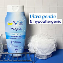 Load image into Gallery viewer, Vagisil Feminine Wash for Intimate Area Hygiene, pH Balanced and Gynecologist Tested, Unscented, 12 oz (Pack of 1)