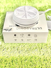 Load image into Gallery viewer, Mini Washing Machine - Portable Ultrasonic Waves, Bi Directional Rotating Compact Turbine, Bubbler- Sterilizes and Removes Dirt, Turbo Washer for Travel, Business, Apartment, Personal Laundry,