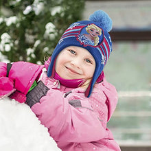 Load image into Gallery viewer, Disney Little Winter Hat, Kids Gloves or Toddlers Mittens, Frozen Elsa and Anna Baby Beanie for Boy Girl Ages, Blue/Pink, Age 4-7