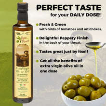 Load image into Gallery viewer, Papa Vince Olive Oil Extra Virgin - First Cold Press Family Harvest, Polyphenol Rich, Subtle Peppery Finish, Unrefined, High in Monounsaturated Fat, No Pesticides, No GMO, Keto, Paleo, Sicily, Italy
