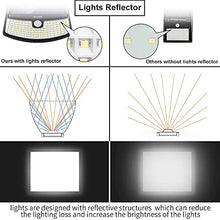 Load image into Gallery viewer, Aootek Solar Lights 120 LEDs with Lights Reflector,270 Degree Wide Angle, IP65 Waterproof, Security Lights for Front Door, Yard, Garage, Deck(4pack)