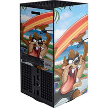 Load image into Gallery viewer, Skinit Decal Gaming Skin Compatible with Xbox Series X Console - Officially Licensed Warner Bros Tasmanian Devil Surfboard Design