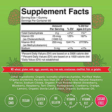 Load image into Gallery viewer, Vitamin D3 + Vitamin B12 | Sugar Free | 2 Month Supply | Vitamin D & B12 Vitamin Gummy Supplements for Adults & Kids | Supports Bone Health | Energy Boost | Vegan | Non-GMO | Gluten Free | 60 Servings